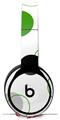 Skin Decal Wrap works with Original Beats Solo Pro Headphones Lots of Dots Green on White Skin Only BEATS NOT INCLUDED