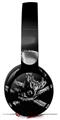 Skin Decal Wrap works with Original Beats Solo Pro Headphones Chrome Skull on Black Skin Only BEATS NOT INCLUDED