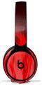 Skin Decal Wrap works with Original Beats Solo Pro Headphones Fire Red Skin Only BEATS NOT INCLUDED