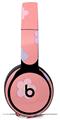 Skin Decal Wrap works with Original Beats Solo Pro Headphones Pastel Flowers on Pink Skin Only BEATS NOT INCLUDED