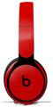 Skin Decal Wrap works with Original Beats Solo Pro Headphones Solids Collection Red Skin Only BEATS NOT INCLUDED
