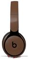 Skin Decal Wrap works with Original Beats Solo Pro Headphones Solids Collection Chocolate Brown Skin Only BEATS NOT INCLUDED