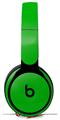 Skin Decal Wrap works with Original Beats Solo Pro Headphones Solids Collection Green Skin Only BEATS NOT INCLUDED