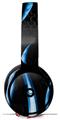 Skin Decal Wrap works with Original Beats Solo Pro Headphones Metal Flames Blue Skin Only BEATS NOT INCLUDED
