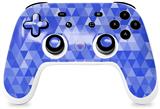 Skin Decal Wrap works with Original Google Stadia Controller Triangle Mosaic Blue Skin Only CONTROLLER NOT INCLUDED