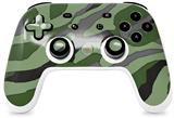 Skin Decal Wrap works with Original Google Stadia Controller Camouflage Green Skin Only CONTROLLER NOT INCLUDED