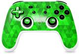 Skin Decal Wrap works with Original Google Stadia Controller Triangle Mosaic Green Skin Only CONTROLLER NOT INCLUDED