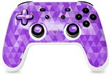 Skin Decal Wrap works with Original Google Stadia Controller Triangle Mosaic Purple Skin Only CONTROLLER NOT INCLUDED