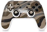 Skin Decal Wrap works with Original Google Stadia Controller Camouflage Brown Skin Only CONTROLLER NOT INCLUDED