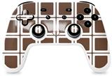 Skin Decal Wrap works with Original Google Stadia Controller Squared Chocolate Brown Skin Only CONTROLLER NOT INCLUDED