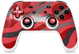 Skin Decal Wrap works with Original Google Stadia Controller Camouflage Red Skin Only CONTROLLER NOT INCLUDED