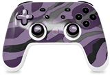 Skin Decal Wrap works with Original Google Stadia Controller Camouflage Purple Skin Only CONTROLLER NOT INCLUDED