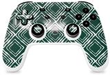 Skin Decal Wrap works with Original Google Stadia Controller Wavey Hunter Green Skin Only CONTROLLER NOT INCLUDED