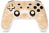 Skin Decal Wrap works with Original Google Stadia Controller Wavey Peach Skin Only CONTROLLER NOT INCLUDED