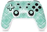 Skin Decal Wrap works with Original Google Stadia Controller Wavey Seafoam Green Skin Only CONTROLLER NOT INCLUDED