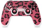 Skin Decal Wrap works with Original Google Stadia Controller Leopard Skin Pink Skin Only CONTROLLER NOT INCLUDED