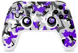Skin Decal Wrap works with Original Google Stadia Controller Sexy Girl Silhouette Camo Purple Skin Only CONTROLLER NOT INCLUDED