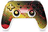 Skin Decal Wrap works with Original Google Stadia Controller Halftone Splatter Yellow Red Skin Only CONTROLLER NOT INCLUDED