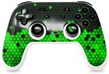 Skin Decal Wrap works with Original Google Stadia Controller HEX Green Skin Only CONTROLLER NOT INCLUDED