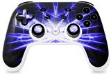 Skin Decal Wrap works with Original Google Stadia Controller Lightning Blue Skin Only CONTROLLER NOT INCLUDED