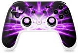 Skin Decal Wrap works with Original Google Stadia Controller Lightning Purple Skin Only CONTROLLER NOT INCLUDED