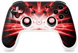Skin Decal Wrap works with Original Google Stadia Controller Lightning Red Skin Only CONTROLLER NOT INCLUDED