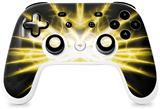 Skin Decal Wrap works with Original Google Stadia Controller Lightning Yellow Skin Only CONTROLLER NOT INCLUDED