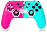 Skin Decal Wrap works with Original Google Stadia Controller Ripped Colors Hot Pink Neon Teal Skin Only CONTROLLER NOT INCLUDED