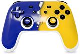 Skin Decal Wrap works with Original Google Stadia Controller Ripped Colors Blue Yellow Skin Only CONTROLLER NOT INCLUDED