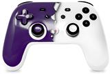 Skin Decal Wrap works with Original Google Stadia Controller Ripped Colors Purple White Skin Only CONTROLLER NOT INCLUDED