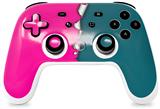 Skin Decal Wrap works with Original Google Stadia Controller Ripped Colors Hot Pink Seafoam Green Skin Only CONTROLLER NOT INCLUDED