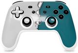 Skin Decal Wrap works with Original Google Stadia Controller Ripped Colors Gray Seafoam Green Skin Only CONTROLLER NOT INCLUDED