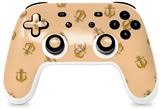 Skin Decal Wrap works with Original Google Stadia Controller Anchors Away Peach Skin Only CONTROLLER NOT INCLUDED