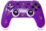 Skin Decal Wrap works with Original Google Stadia Controller Anchors Away Purple Skin Only CONTROLLER NOT INCLUDED