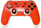 Skin Decal Wrap works with Original Google Stadia Controller Anchors Away Red Skin Only CONTROLLER NOT INCLUDED