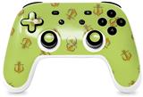 Skin Decal Wrap works with Original Google Stadia Controller Anchors Away Sage Green Skin Only CONTROLLER NOT INCLUDED