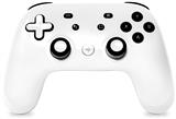 Skin Decal Wrap works with Original Google Stadia Controller Solids Collection White Skin Only CONTROLLER NOT INCLUDED