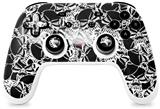 Skin Decal Wrap works with Original Google Stadia Controller Scattered Skulls Black Skin Only CONTROLLER NOT INCLUDED