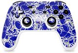 Skin Decal Wrap works with Original Google Stadia Controller Scattered Skulls Royal Blue Skin Only CONTROLLER NOT INCLUDED