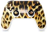 Skin Decal Wrap works with Original Google Stadia Controller Fractal Fur Leopard Skin Only CONTROLLER NOT INCLUDED