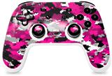 Skin Decal Wrap works with Original Google Stadia Controller WraptorCamo Digital Camo Hot Pink Skin Only CONTROLLER NOT INCLUDED