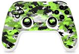 Skin Decal Wrap works with Original Google Stadia Controller WraptorCamo Digital Camo Neon Green Skin Only CONTROLLER NOT INCLUDED