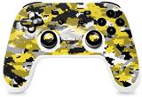 Skin Decal Wrap works with Original Google Stadia Controller WraptorCamo Digital Camo Yellow Skin Only CONTROLLER NOT INCLUDED
