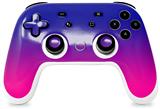 Skin Decal Wrap works with Original Google Stadia Controller Smooth Fades Hot Pink Blue Skin Only CONTROLLER NOT INCLUDED
