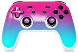 Skin Decal Wrap works with Original Google Stadia Controller Smooth Fades Neon Teal Hot Pink Skin Only CONTROLLER NOT INCLUDED