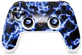 Skin Decal Wrap works with Original Google Stadia Controller Electrify Blue Skin Only CONTROLLER NOT INCLUDED