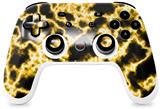 Skin Decal Wrap works with Original Google Stadia Controller Electrify Yellow Skin Only CONTROLLER NOT INCLUDED