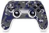 Skin Decal Wrap works with Original Google Stadia Controller WraptorCamo Old School Camouflage Camo Blue Navy Skin Only CONTROLLER NOT INCLUDED