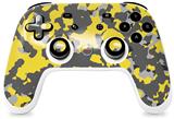 Skin Decal Wrap works with Original Google Stadia Controller WraptorCamo Old School Camouflage Camo Yellow Skin Only CONTROLLER NOT INCLUDED