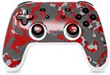 Skin Decal Wrap works with Original Google Stadia Controller WraptorCamo Old School Camouflage Camo Red Skin Only CONTROLLER NOT INCLUDED